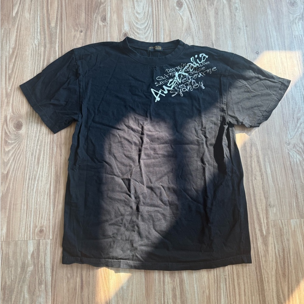 Men's Black Australia Graphic T-Shirt